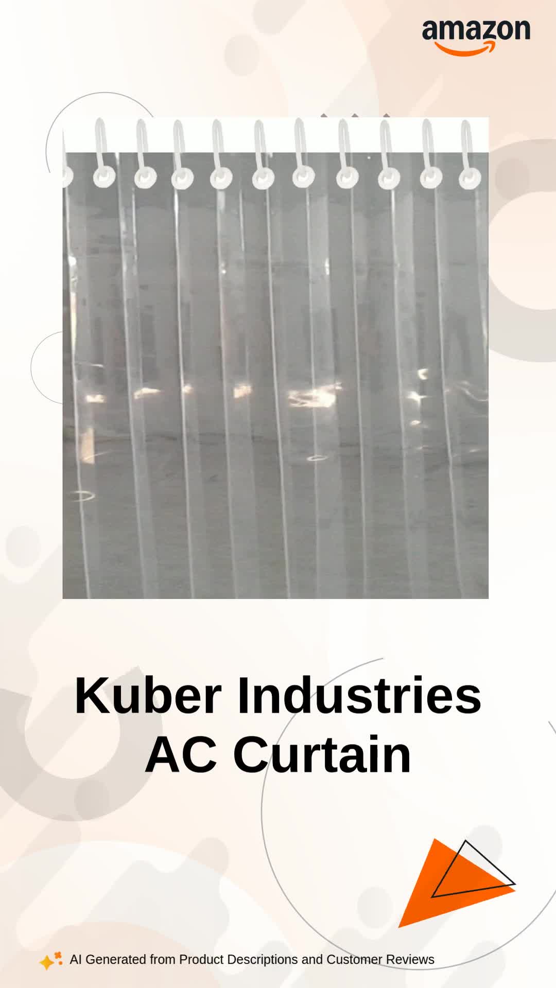 Buy Kuber Industries PVC 8 Feet 1 MM Transparent 6 Strips AC